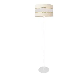 Lampy  Stojacia lampa HELEN 1xE27/15W/230V krémová S-0803/1 EC+GO+MAT