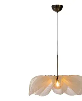 Svietidlá Markslöjd 108661 - Luster na lanku STYRKA 1xE27/40W/230V pr. 75 cm béžová 108661