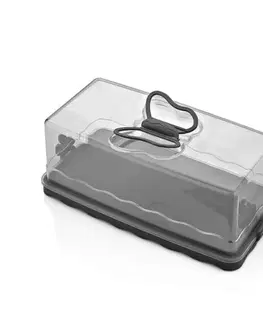 Dózy na potraviny Kinekus Dóza na potraviny, box, plast 33,5x17x14cm s úchytmi čierna