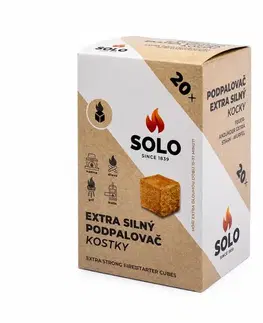 Záhradné grily SOLO Podpaľovač extra silný kocky 20 ks 620106