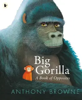 Leporelá, krabičky, puzzle knihy Big Gorilla: A Book of Opposites - Anthony Browne