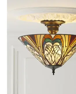 Svietidlá Endon 111905 - Prisadený luster Tiffany HECTOR 3xE27/10W/230V, priemer 40 cm 111905