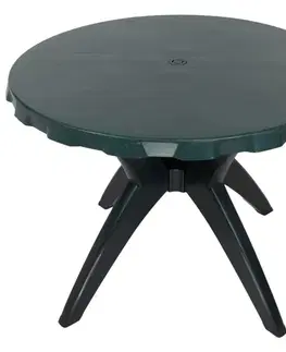 Záhradné stoly Stôl Dol zelený