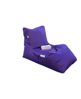 Záhradný nábytok Sedací vak Daybed, fialový