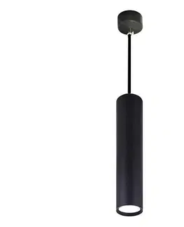 Svietidlá  Luster na lanku KARADON 1xGU10/30W/230V 50 cm čierna SKU013919