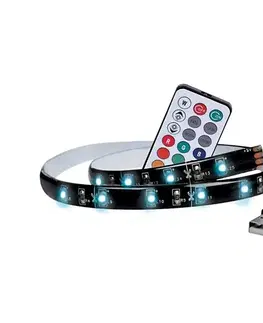 LED osvetlenie LED RGB pásek pro TV, 2x 50cm, USB, vypínač, dálkový ovladač WM504 