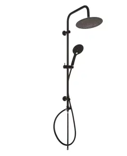 Sprchy a sprchové panely INVENA - Sprchový stĺp DARK AU-02-D04-Q
