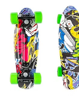 Skateboard dosky Mini pennyboard WORKER Colorico 17" Angry Green (žlto-zelená)
