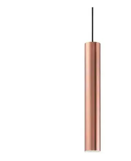 Svietidlá Ideal Lux - Luster na lanku 1xGU10/28W/230V medená