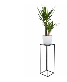 Stojany na kvetiny HowHomely Stojan na kvety 70x24 cm čierna 10-1363/70/