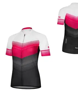 Cyklistické dresy Dámsky cyklistický dres s krátkym rukávom Etape Violet ružová/čierna - L