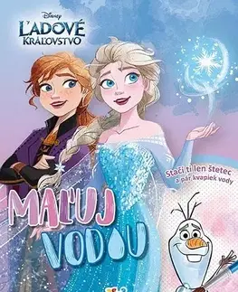 Pre deti a mládež - ostatné Maľuj vodou A4 Ľadové kráľovstvo