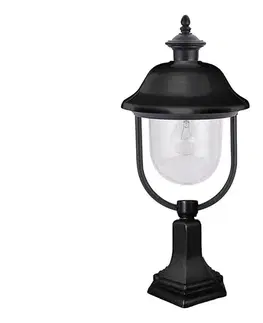 Záhradné lampy Prezent  - Vonkajšia lampa SANGHAI 1xE27/60W/230V IP44 čierna 