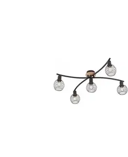 Svietidlá Leuchten Direkt 15925-79 - Prisadený luster EUGEN 5xE14/40W/230V 15925-79