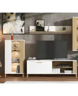 Obývacie steny Obývacia Stena Bestia Artisan/Biela 11013735