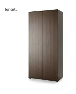 Šatníkové skrine Dig-net nábytok Šatníková skriňa Lenart BED CONCEPT BC-20 | dub dunin