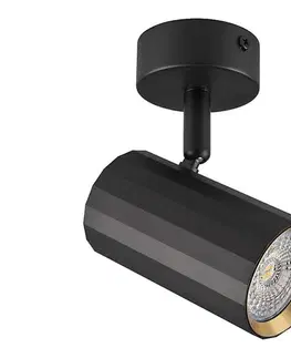Svietidlá  Bodové svietidlo NICEA 1xGU10/10W/230V čierna 323415