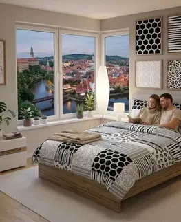Obliečky Bellatex Bavlnené obliečky Divočina, 140 × 200, 70× 90 cm