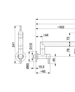 Kúpeľňové batérie KFA - Batéria Duero pot filler, kuchynská, nástenná, kĺbová, PVD gunmetal šedá 6623-030-61