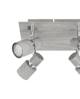 Svietidlá Rabalux 6128 - Bodové svietidlo MERKUR 4xGU10/50W/230V 6128