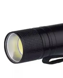 Svetlá a baterky EMOS COB LED ručné kovové svietidlo P3894, 100 lm, 3× AAA