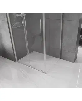 Sprchovacie kúty MEXEN/S - Velár sprchovací kút, posuvné dvere 90 x 85, transparent, nikel kefovaná 871-090-085-01-97