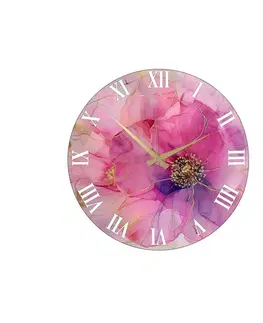 Hodiny Nástenné hodiny Pink 339, 40 cm