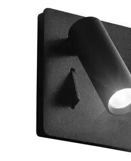 Svietidlá Ideal Lux - LED Nástenné bodové svietidlo LITE LED/3W/230V CRI 90 čierna 250113