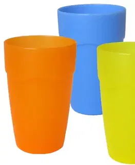 Kelímky, poháriky TVAR - Pohár 0,2 l rôzne farby, umelá hmota