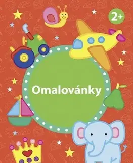 Nalepovačky, vystrihovačky, skladačky Omalovánky 2+