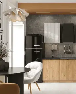 Kompletné kuchynské zostavy Artstolk Kuchynská linka SOFIA C | dub cremona/béžová 260 cm Prevedenie: s pracovnou doskou