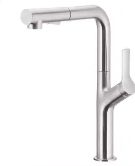 Drezové batérie s vysunutým výtokom Drezová batéria s výsuvným výtokom Duero Design Inox