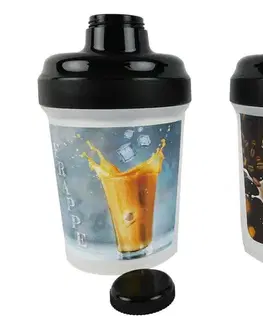 Detské hrnčeky TVAR - Shaker plast 300ml / 450ml FRAPPE, rôzne motívy