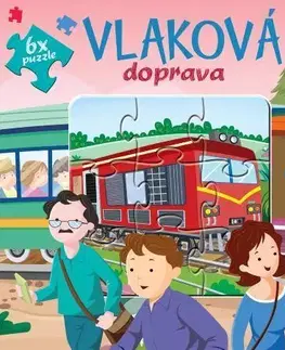 Leporelá, krabičky, puzzle knihy Vlaková doprava