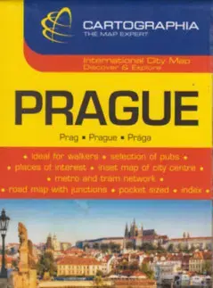 Do auta Prága / Prague 1 : 17 000 - Várostérkép
