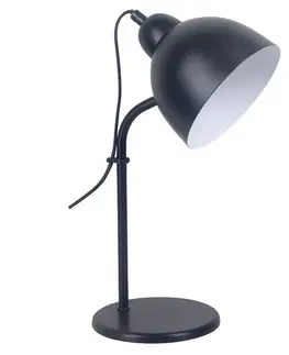 Lampy do obývačky Stolová lampa BREL 66393 čierna LB1