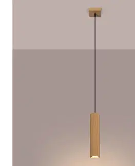 Svietidlá BRILAGI - LED luster na lanku CRESTO 1xGU10/10W/230V zlatý BR.1554