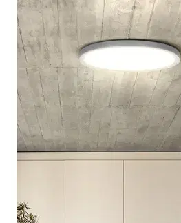 Svietidlá  WO8019 - LED Stm. strop. svietidlo ESTELA LED/36W/230V+DO pr.30 cm biela WO8019