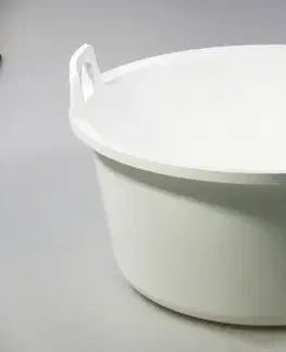 Lavóry, vandle ALFA PLASTIK - Škopok 49x22cm biely 25l