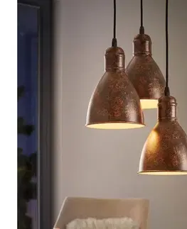 Svietidlá Eglo 49493 - Luster PRIDDY 1 3xE27/60W/230V 49493