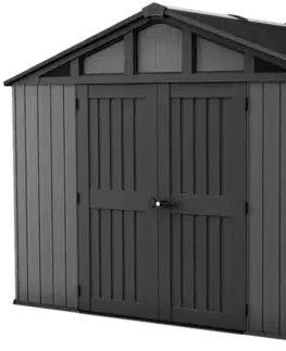 Záhradné domčeky Záhradný domček plocha 304 x 453 cm (sivá-antracit)