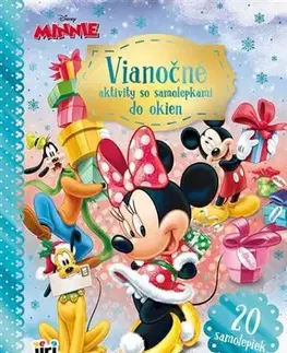 Pre deti a mládež - ostatné Vianočné aktivity so samolepkami do okien Minnie