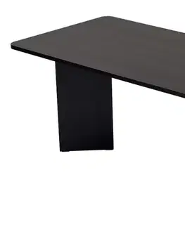 Jedálenské stoly ZAMIN jedálenský stôl, čierne drevo