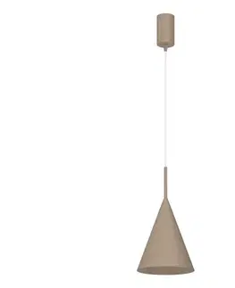 Svietidlá  Závesné svietidlo na lanku CAPITAL 1xGX53/15W/230V pr. 17 cm béžové MLP2468