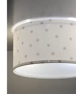 Svietidlá Dalber 82216B - Detské stropné svietidlo STAR LIGHT 2xE27/60W/230V biela 82216MB