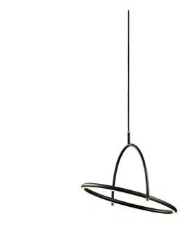 Svietidlá Halo Design 749539 - Stmievateľný LED luster na lanku TILT LED/40W/230V pr. 40 cm čierna 749539