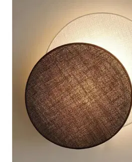 Svietidlá BRILAGI - Nástenné svietidlo CIRCLES 1xE27/60W/230V pr. 45 cm krémová/hnedá 8590828052807