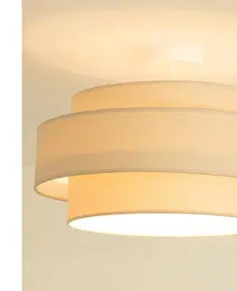 Svietidlá BRILAGI - Prisadený luster RESNA 1xE27/60W/230V pr. 40 cm béžová H0365