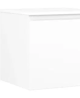 Kúpeľňový nábytok MEXEN/S - Orio kúpeľňová skrinka pod umývadlo 50 cm s doskou, 1 šuplík, biela mat 91A10-05047-1-BFC01