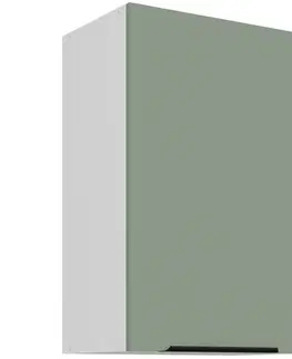 Kuchynské skrinky visiace Kuchynská skrinka Aria-Sa/Wh Anti Fingerprint 45g-72 1f